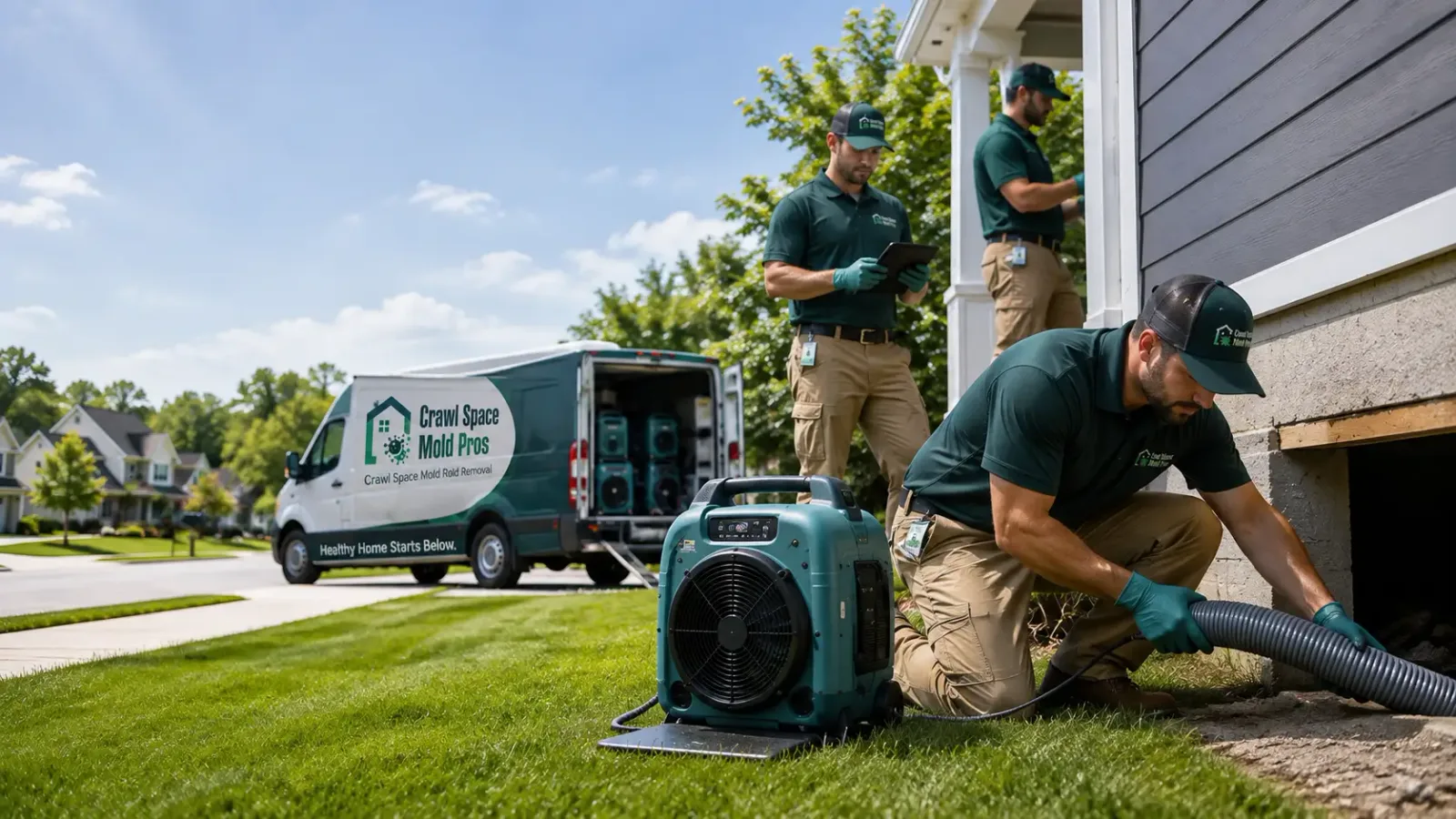 Crawl Space Mold Removal in Gilford, NH